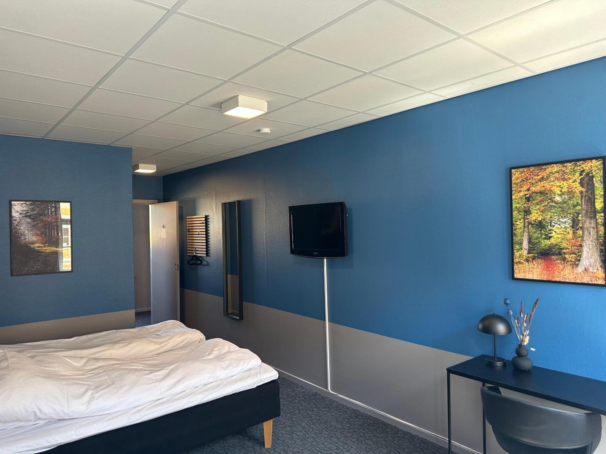 Blue Double Room 6 On Pedestrian Street Saeby Bagian luar foto